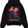 JOGO A.black hoodie flat back design - Jujutsu Kaisen AU Shop