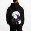 KGHALF B.black hoodie male back view - Jujutsu Kaisen AU Shop