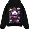 KIRJOJO A.black hoodie flat back design - Jujutsu Kaisen AU Shop