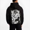 MAIZEN B.black hoodie male back view - Jujutsu Kaisen AU Shop