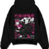 MAKZEN A.black hoodie flat back design - Jujutsu Kaisen AU Shop