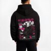 MAKZEN B.black hoodie male back view - Jujutsu Kaisen AU Shop
