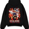MEGCBT A.black hoodie flat back design - Jujutsu Kaisen AU Shop