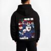 MEGFUS B.black hoodie male back view - Jujutsu Kaisen AU Shop