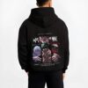 MIWAKS B.black hoodie male back view - Jujutsu Kaisen AU Shop