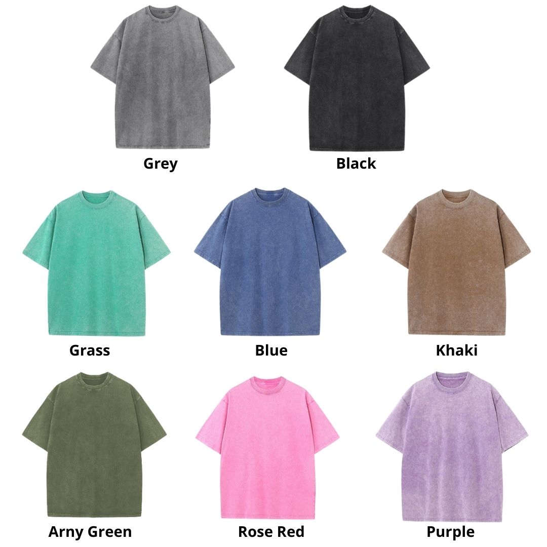Mineral Wash T Shirt Color - Jujutsu Kaisen AU Shop