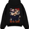 NANAMI A.black hoodie flat back design - Jujutsu Kaisen AU Shop