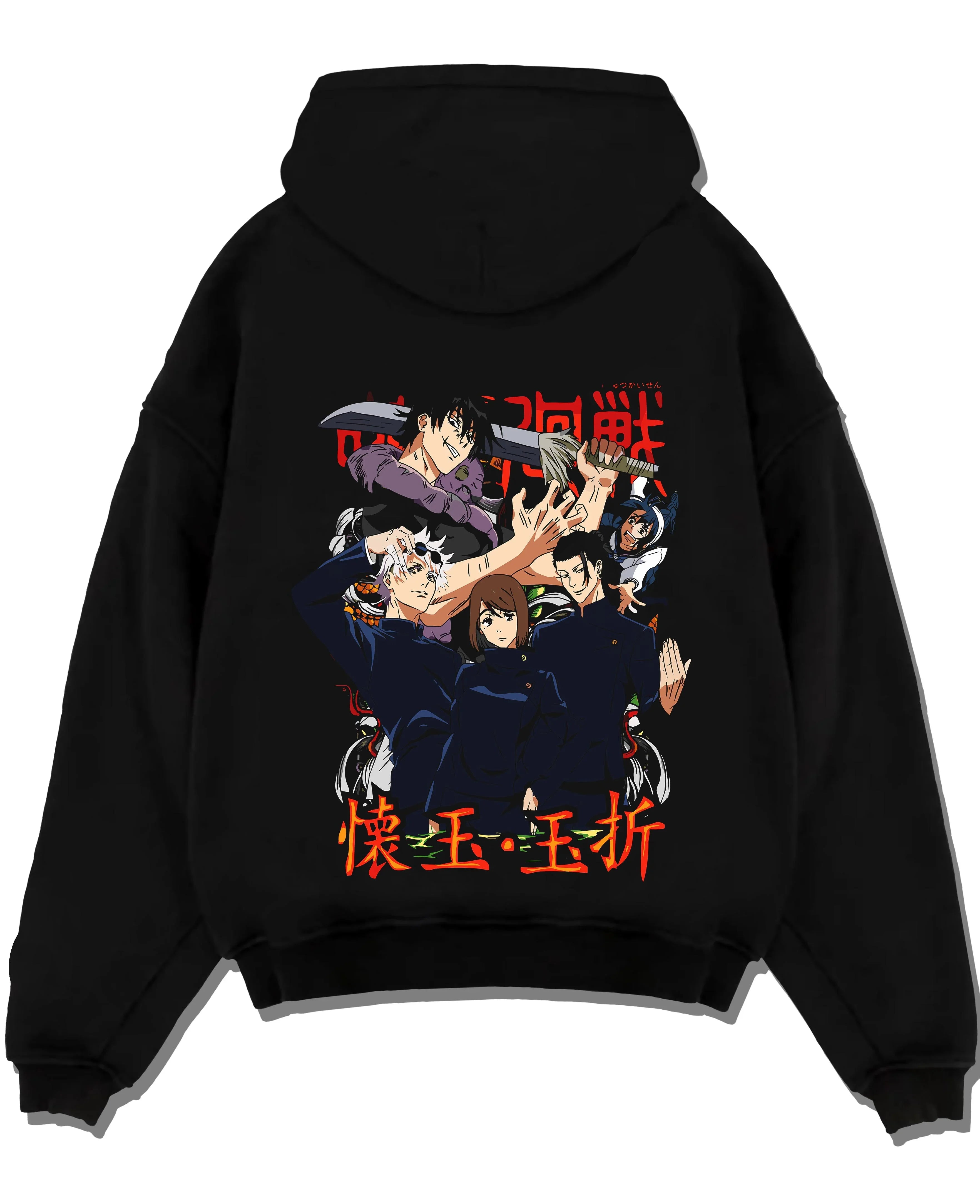 NANAMI A.black hoodie flat back design - Jujutsu Kaisen AU Shop