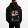 NANAMI B.black hoodie male back view - Jujutsu Kaisen AU Shop