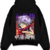 NOBKUG A.black hoodie flat back design - Jujutsu Kaisen AU Shop