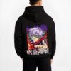 NOBKUG B.black hoodie male back view - Jujutsu Kaisen AU Shop