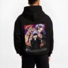 PANJJK B.black hoodie male back view - Jujutsu Kaisen AU Shop
