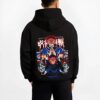 RIKACRS B.black hoodie male back view - Jujutsu Kaisen AU Shop