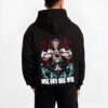 SHOKO B.black hoodie male back view - Jujutsu Kaisen AU Shop