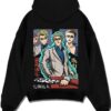 SUITNAN A.black hoodie flat back design - Jujutsu Kaisen AU Shop