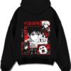 TODOAOI A.black hoodie flat back design - Jujutsu Kaisen AU Shop