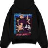 YAGA A.black hoodie flat back design - Jujutsu Kaisen AU Shop