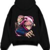 YUJITA A.black hoodie flat back design - Jujutsu Kaisen AU Shop