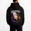 YUTOKK B.black hoodie male back view - Jujutsu Kaisen AU Shop