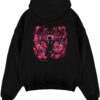 yuji itadori jujutsu kaisen black hoodie flat back design - Jujutsu Kaisen AU Shop
